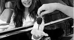 automotive auto industry statistics girl getting car keys